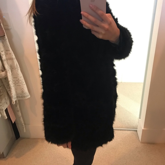 🌟worn once🌟Zara faux fur coat - Picture 4 of 5
